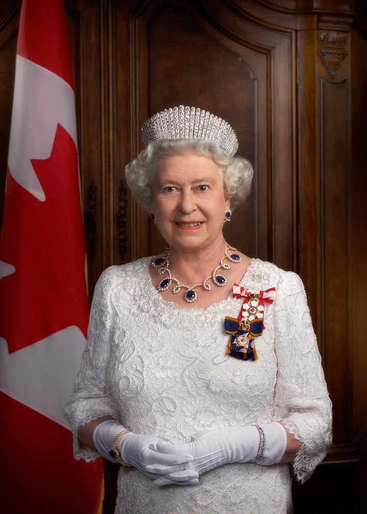 Sa Majesté la reine Elizabeth II, chef d'État du Canada