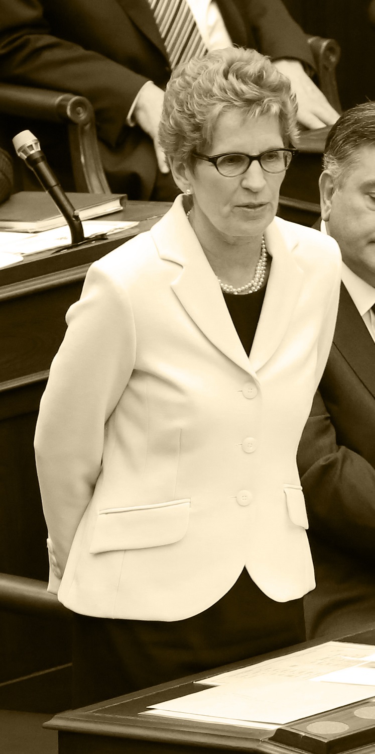 Photo de la première ministre Kathleen Wynne