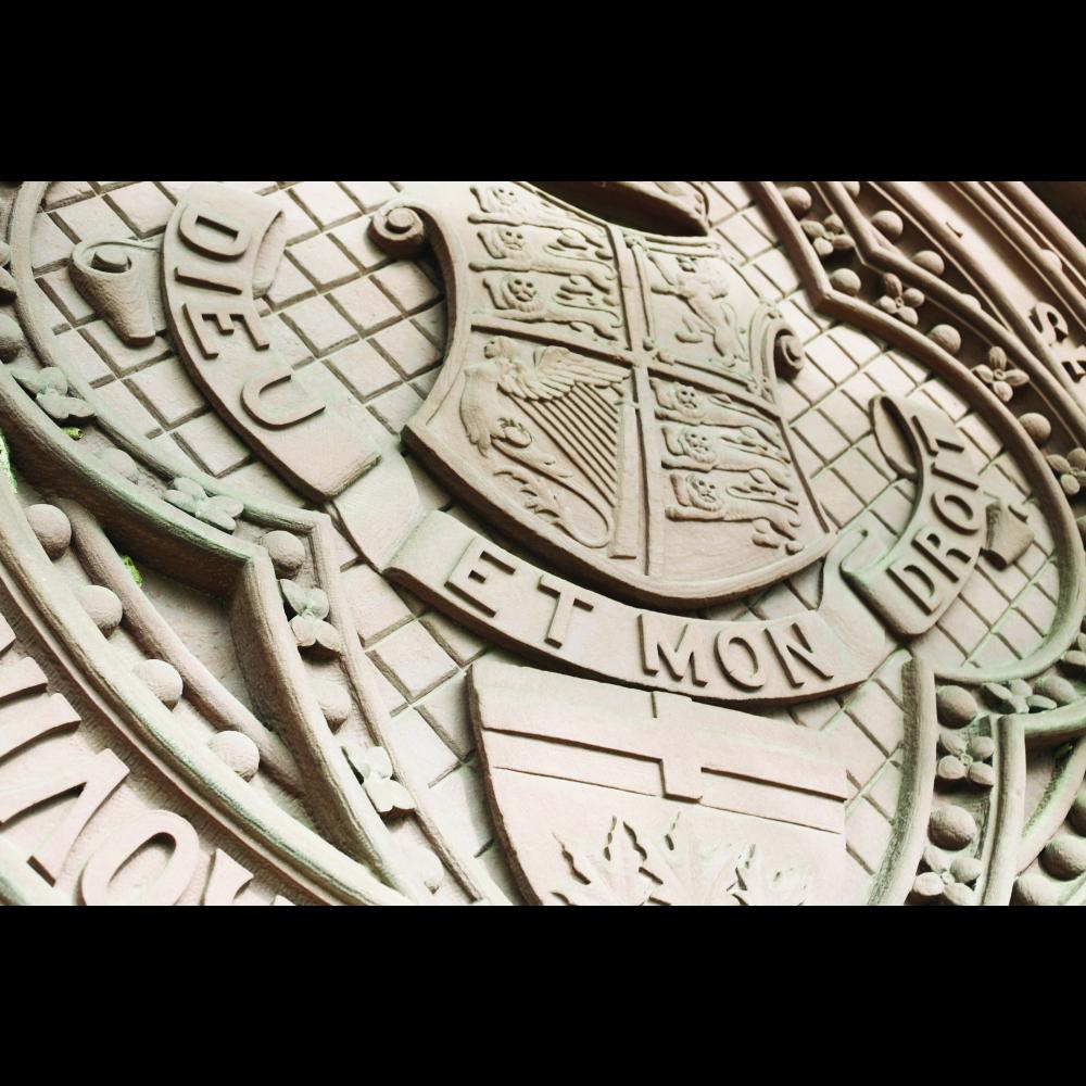 Picture of the Great Seal of the Province of Ontario - detail view