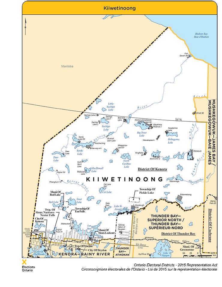 map of Kiiwetinoong