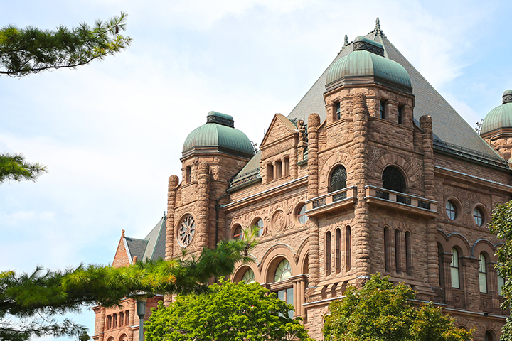 exterior of Legislative Building