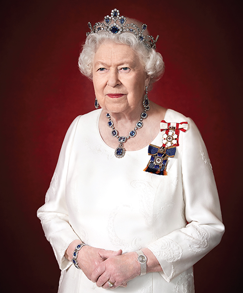 Official portrait of Her Majesty Queen Elizabeth II