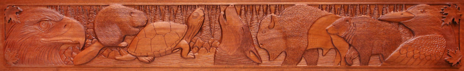 The Seven Grandfathers carving