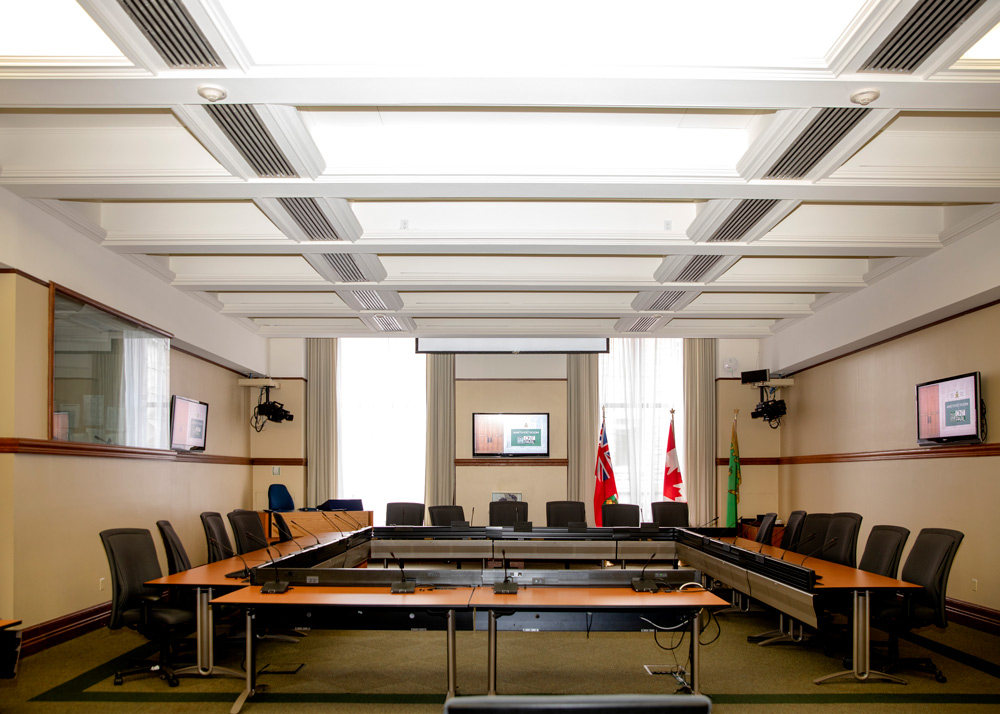 La salle Améthyste de l’Assemblée législative de l’Ontario