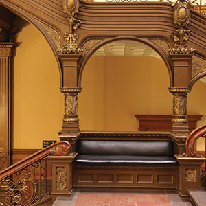 Staircase at the Legislative Building