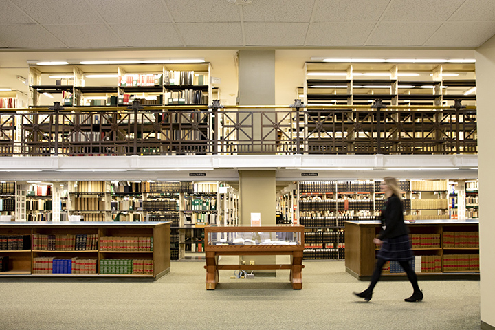 A photo of the Legislative Library.