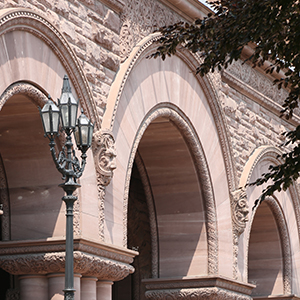Archways at the Legislative Building