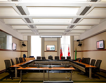 La salle Améthyste de l’Assemblée législative de l’Ontario 