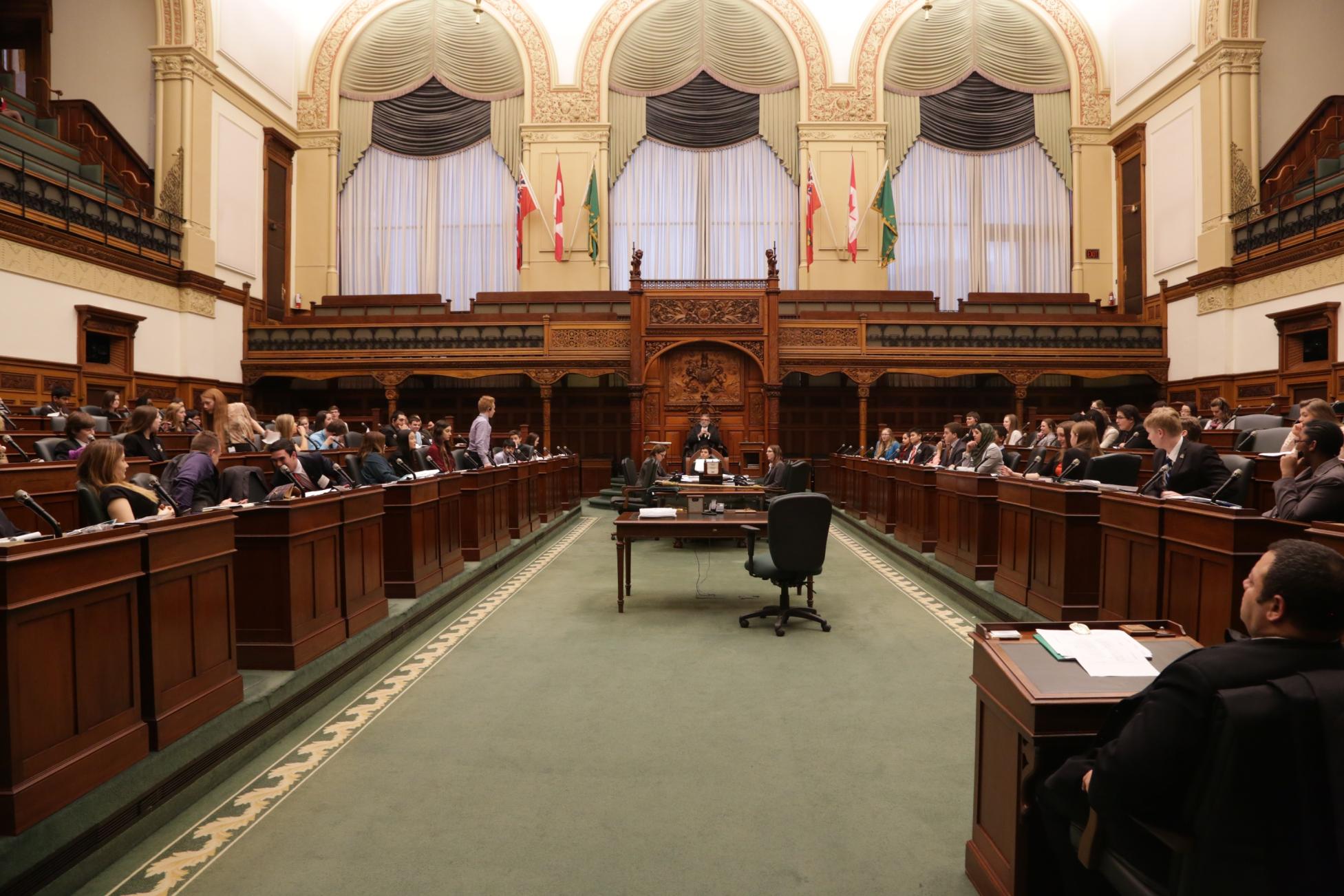 Simulation du parlement - février 2014 