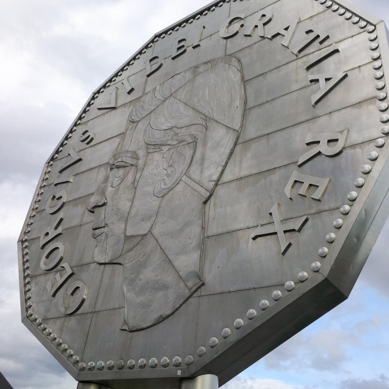 Picture showing the Big Nickel in Sudbury, Ontario