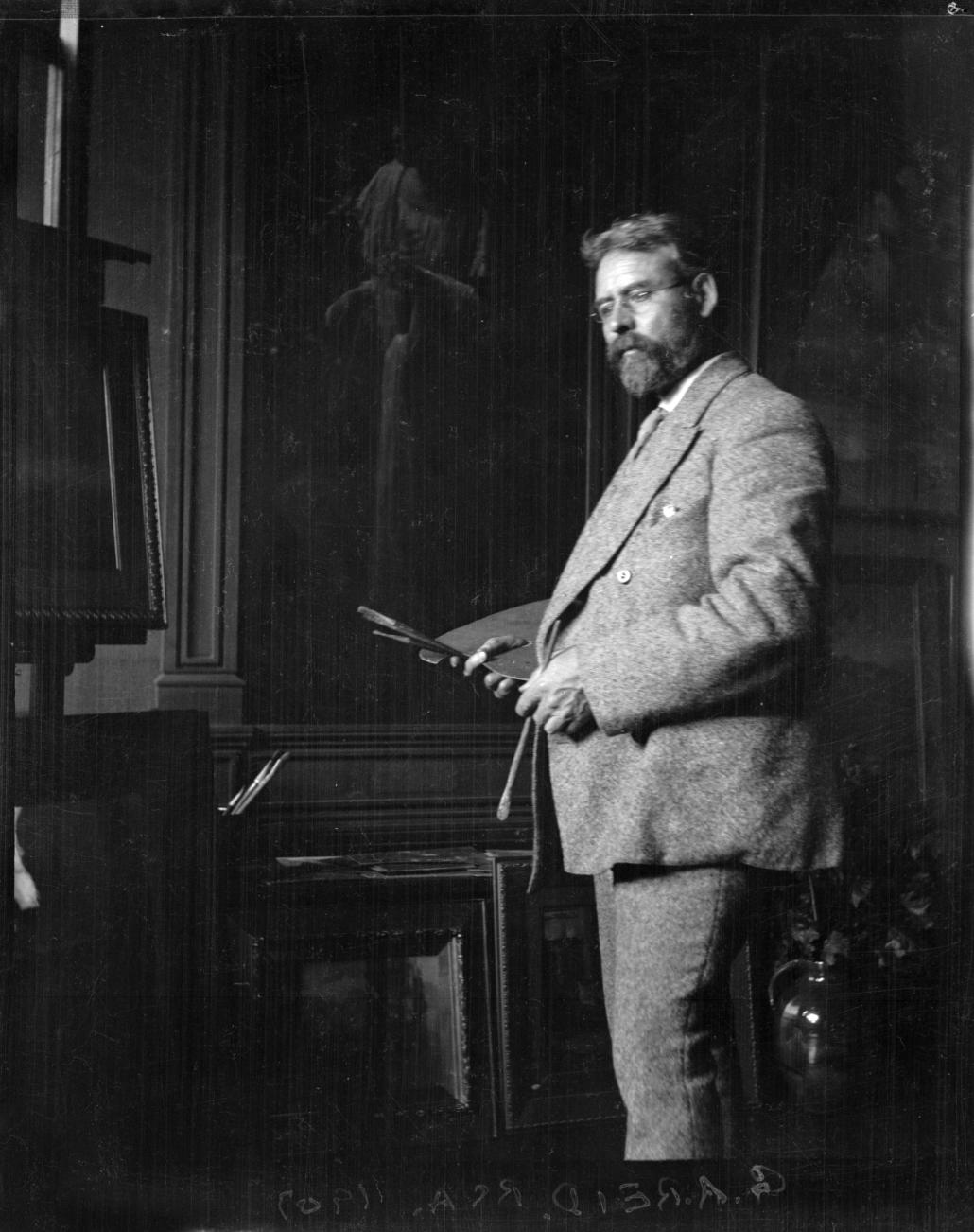 George Agnew Reid à son domicile, 25 octobre 1907