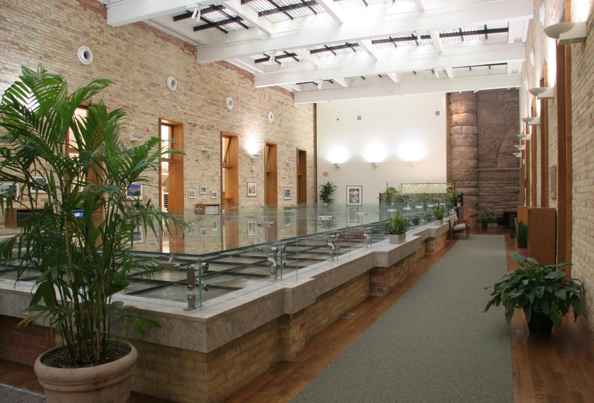 Picture looking towards east wall in renovated room 500.