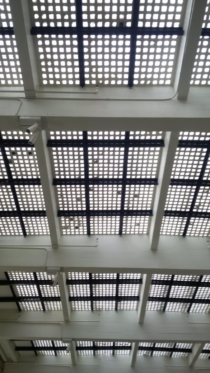Picture of ceiling in Hansard office