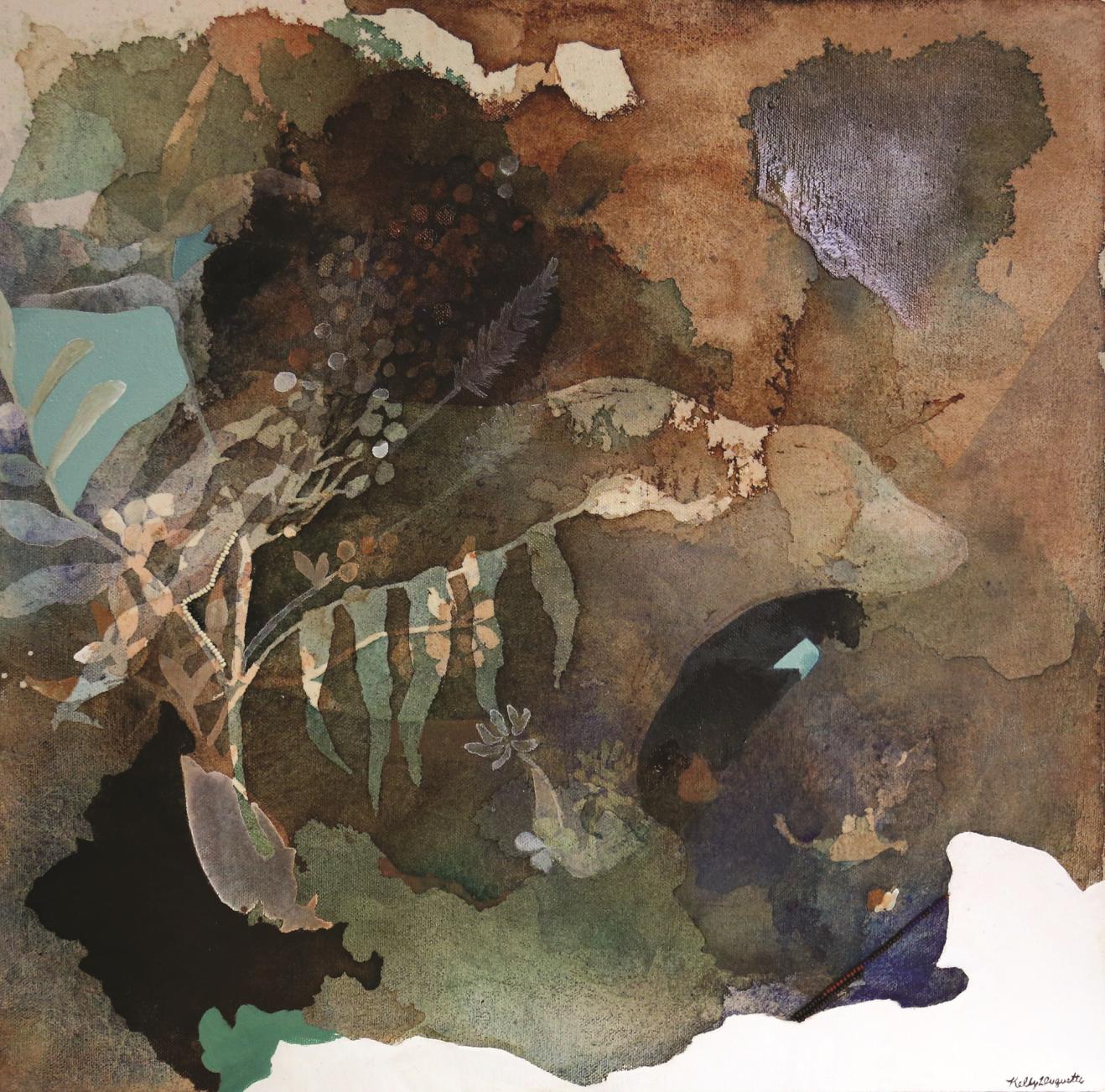 Photo showing a panel from the Seven Sacred Teachings series of paintings