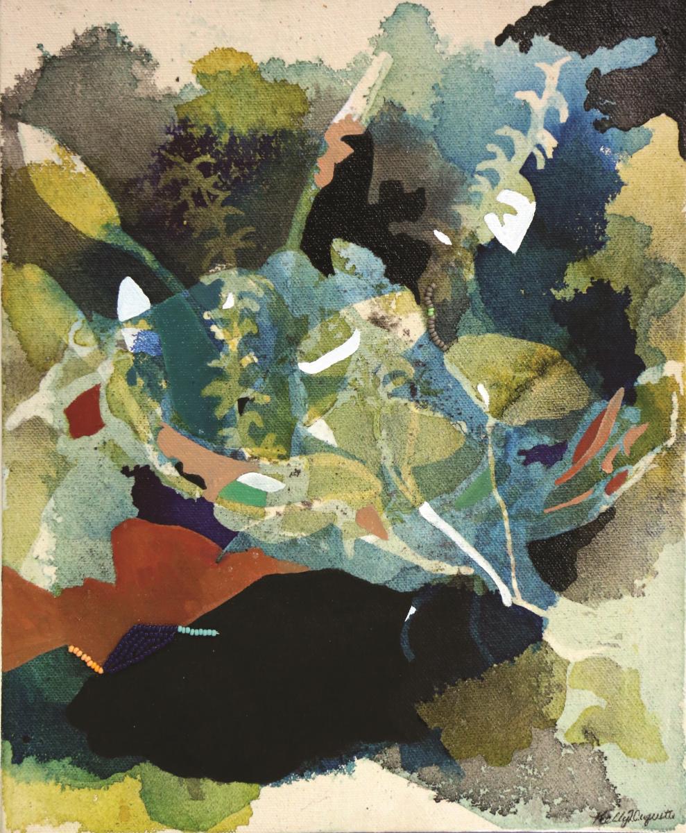 Picture showing one of the panels from the Seven Sacred Teachings paintings
