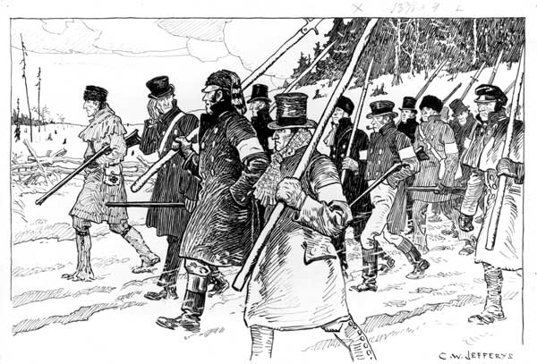 1837 Upper Canada Rebellion by C.W. Jefferys 