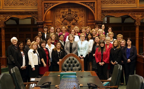 Picture of the women of the 41st Session of Parliament