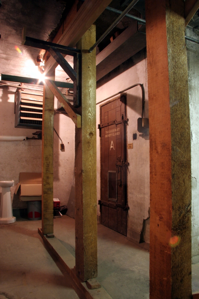 Picture of interior of film vaults, Ontario Legislative Building