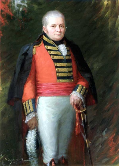 Portrait de John Graves Simcoe, premier lieutenant-gouverneur du Haut-Canada