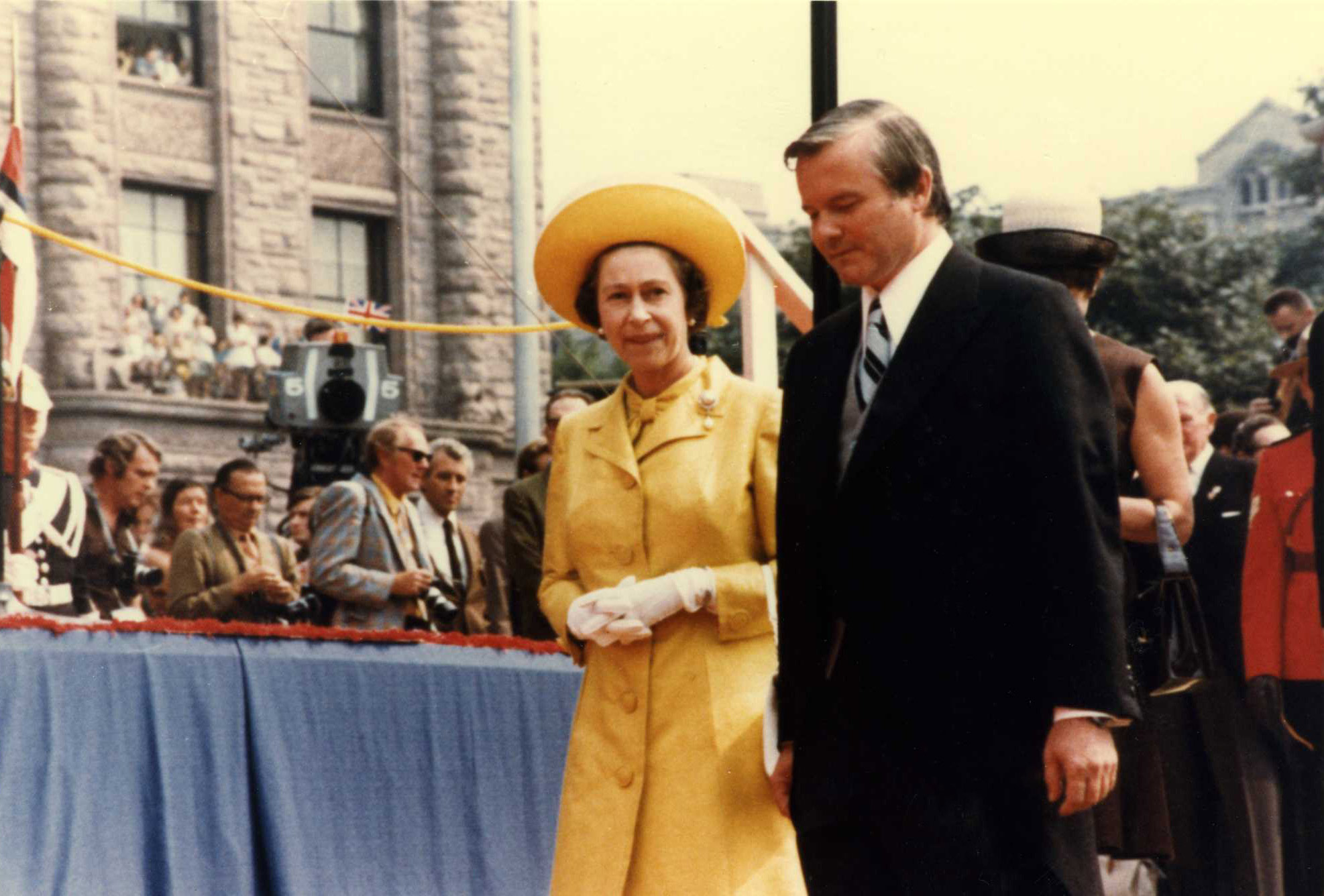 Her Majesty Queen Elizabeth and Premier Bill Davis, 1973