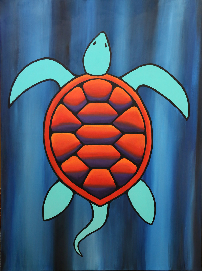 Image showing painting Turtle by Tim Doctor