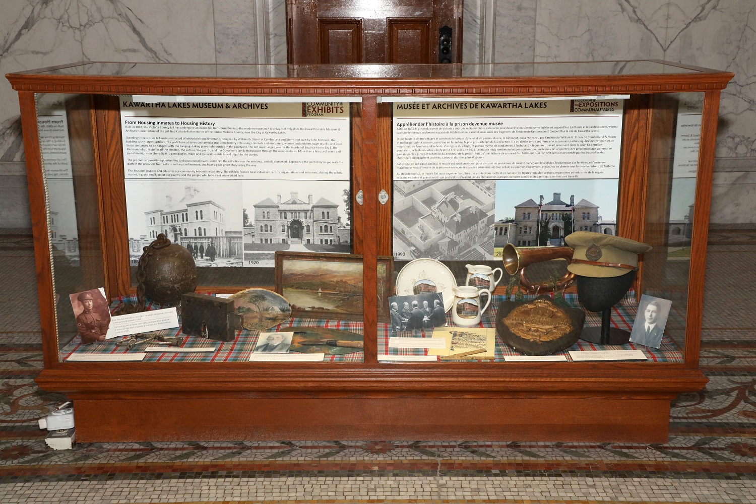 Image de l'exposition du Musée et archives de Kawartha Lakes