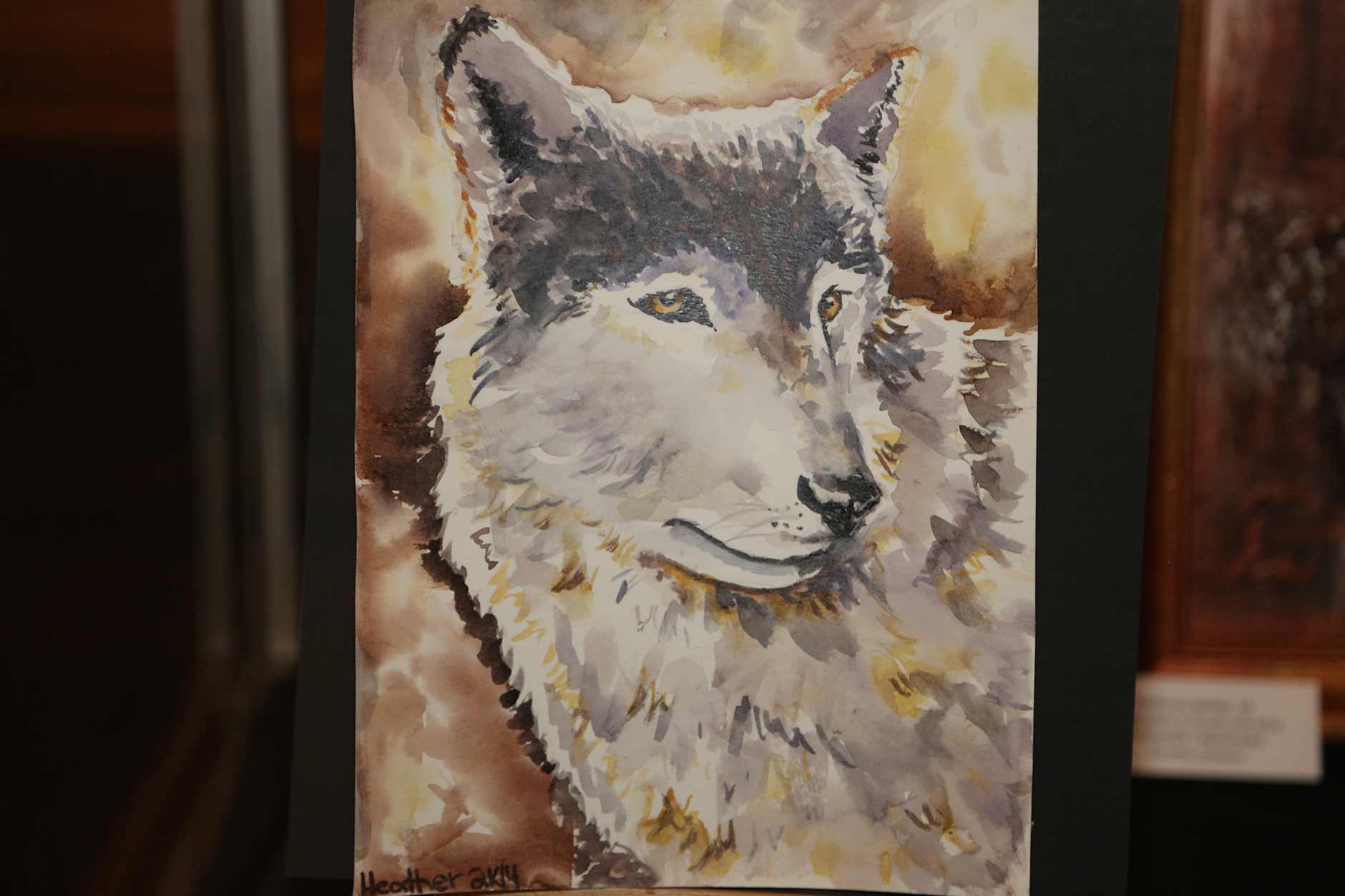 A painting by a student artist in the 2014 Youth Arts Program