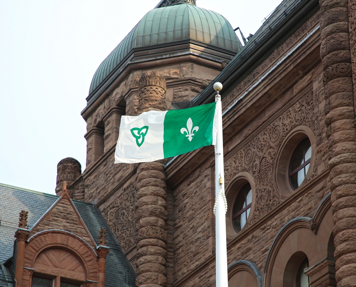 Picture of the Franco-Ontarian flag