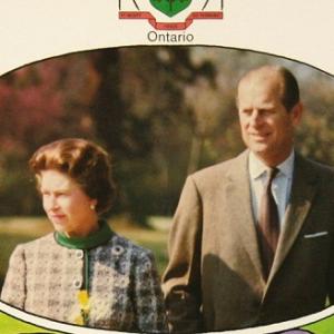 Affiche de la visite royale au Canada en 1973 image