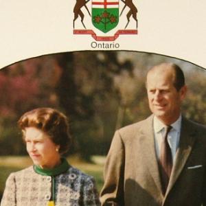 Affiche de la visite royale au Canada en 1973 image