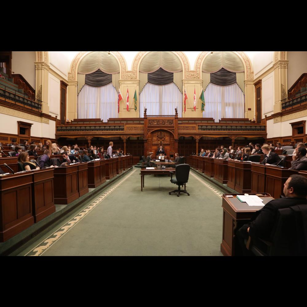 Simulation du parlement - février 2014 