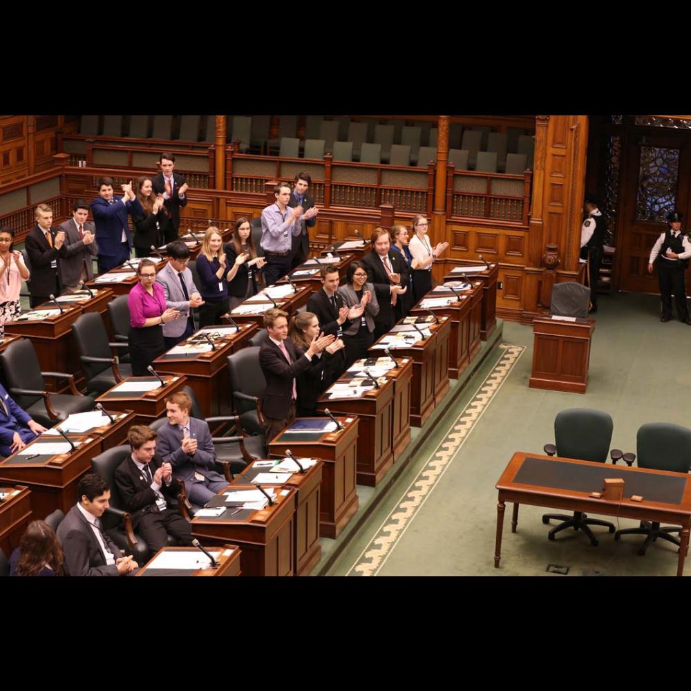 Simulation du parlement - février 2017