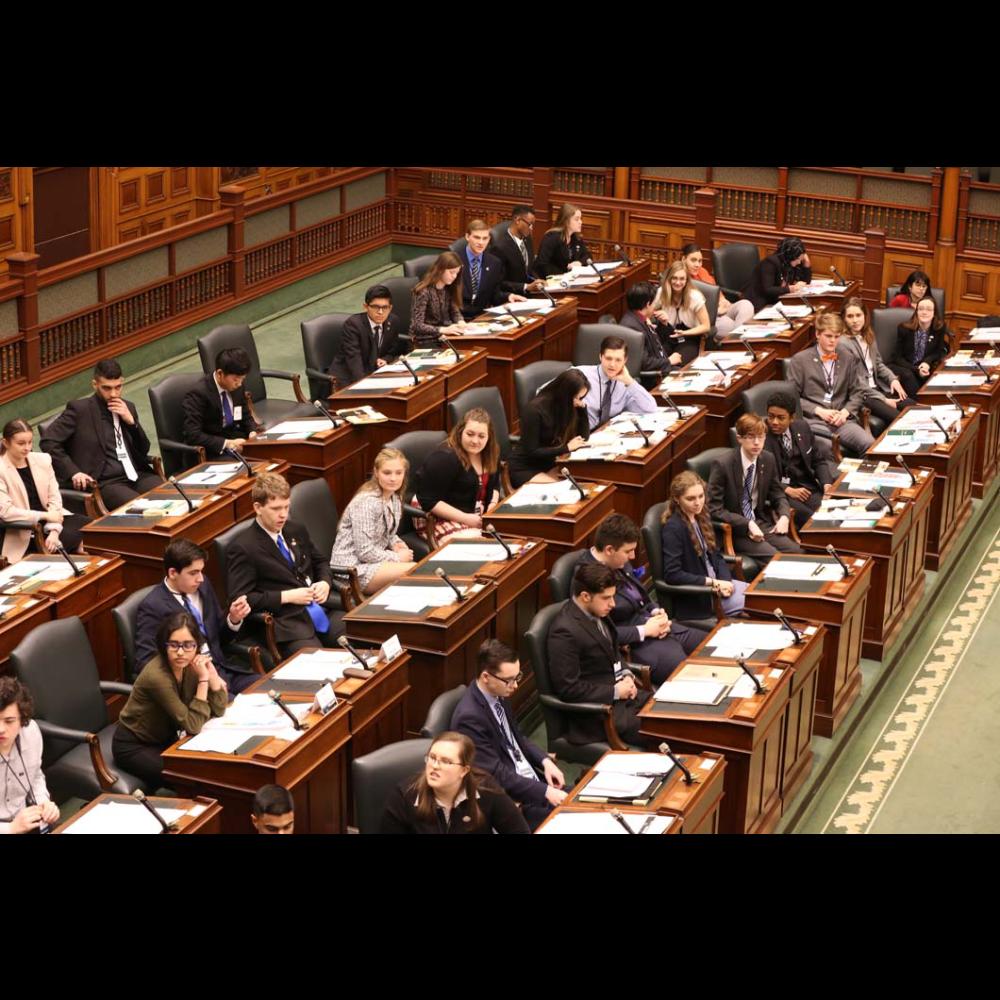 Simulation du parlement - février 2018