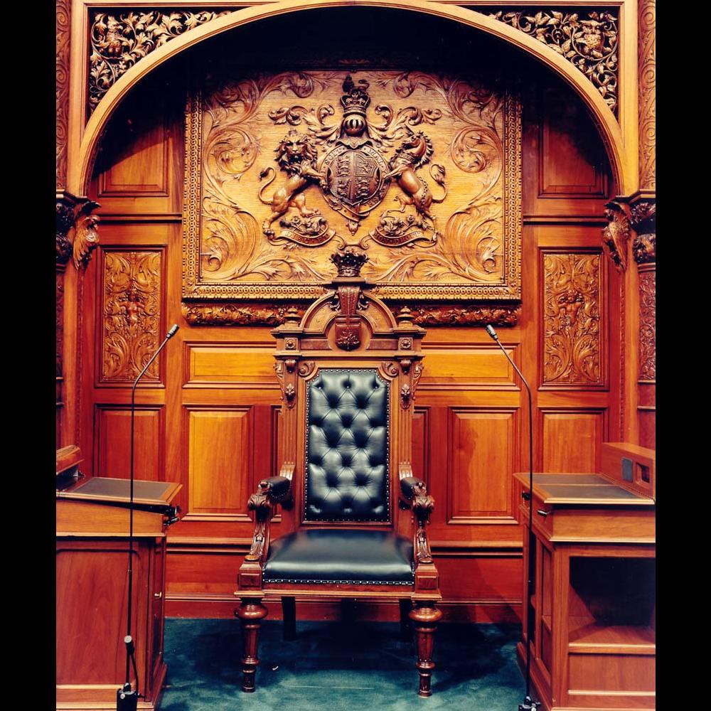 Picture of the Speaker's chair
