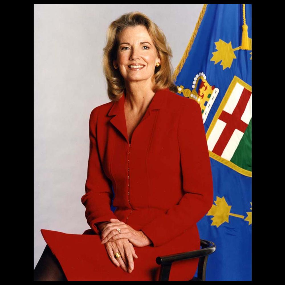 Photo de l'honorable Hilary Weston, lieutenante-gouverneure de 1997 à 2002