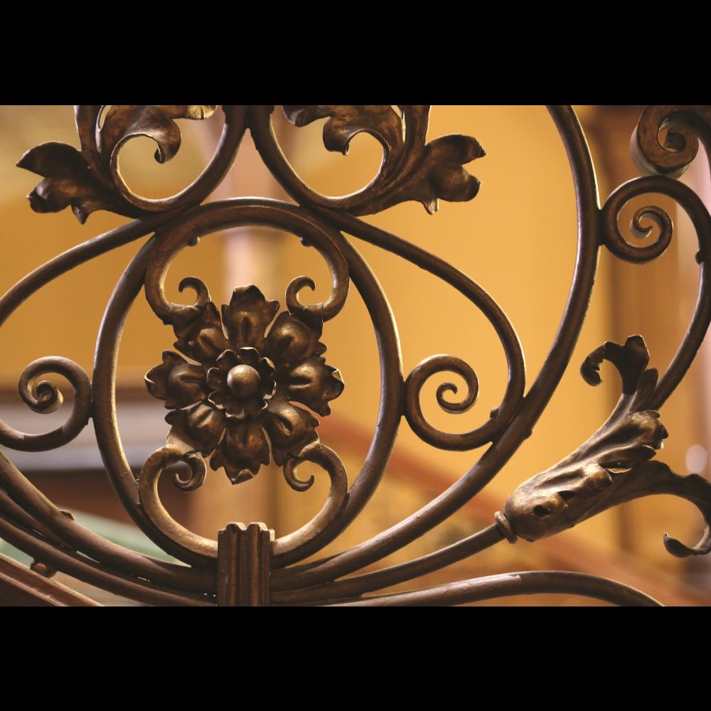 Picture of decorative ironwork in Ontario's Legislative Building
