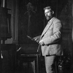 George Agnew Reid à son domicile, 25 octobre 1907