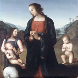Madonna del Sacco (Madonna with a Sack), Antonio Sasso, after Perugino