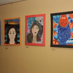 Drawings by student artists in the 2013 Youth Arts Program.