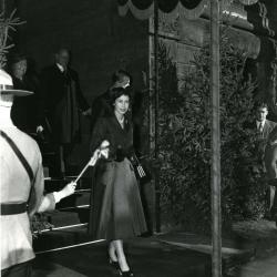 Princess Elizabeth at Ontario's Legislative Building, 1951