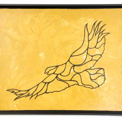 Image of Eagle on Gold by Debra Vincent