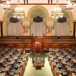 View of the Legislative Chamber from the Speaker's Gallery